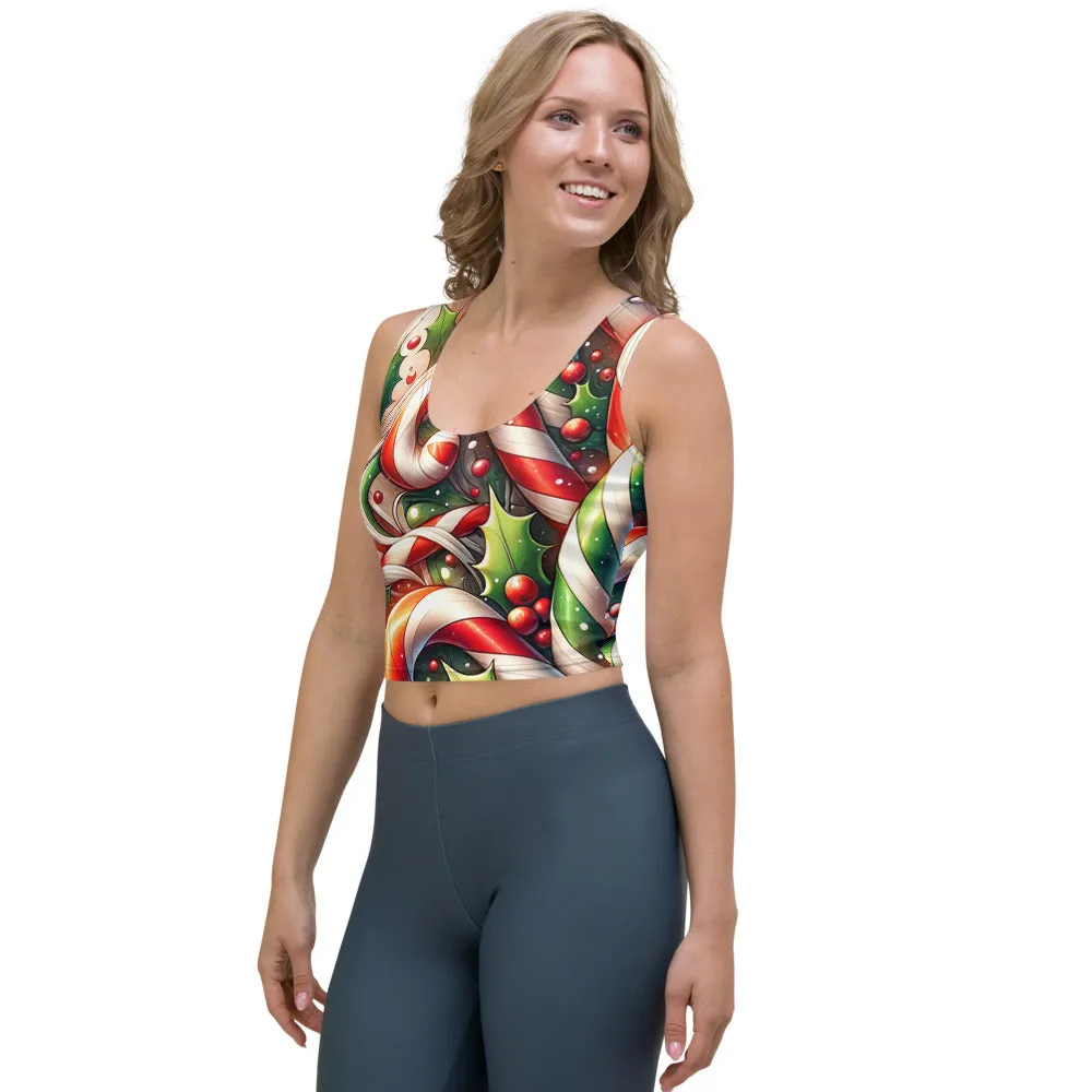 Whimsical Winter Wear Crop Top