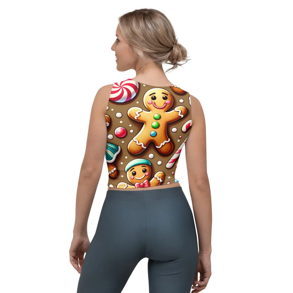 Whimsical Winter Wear Crop Top
