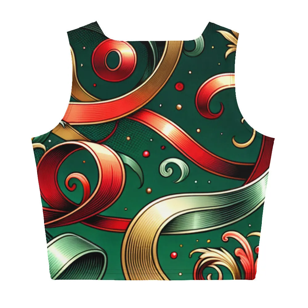 Whimsical Winter Wear Crop Top
