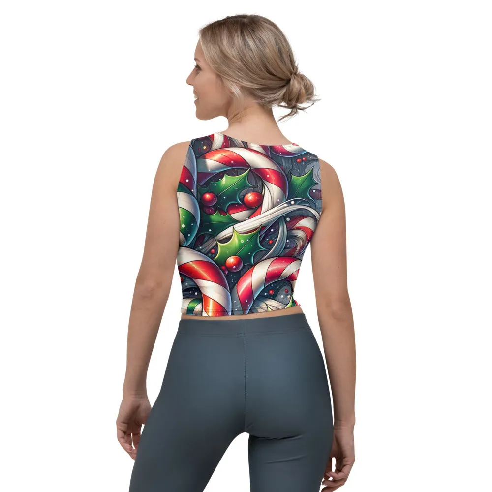 Whimsical Winter Wear Crop Top