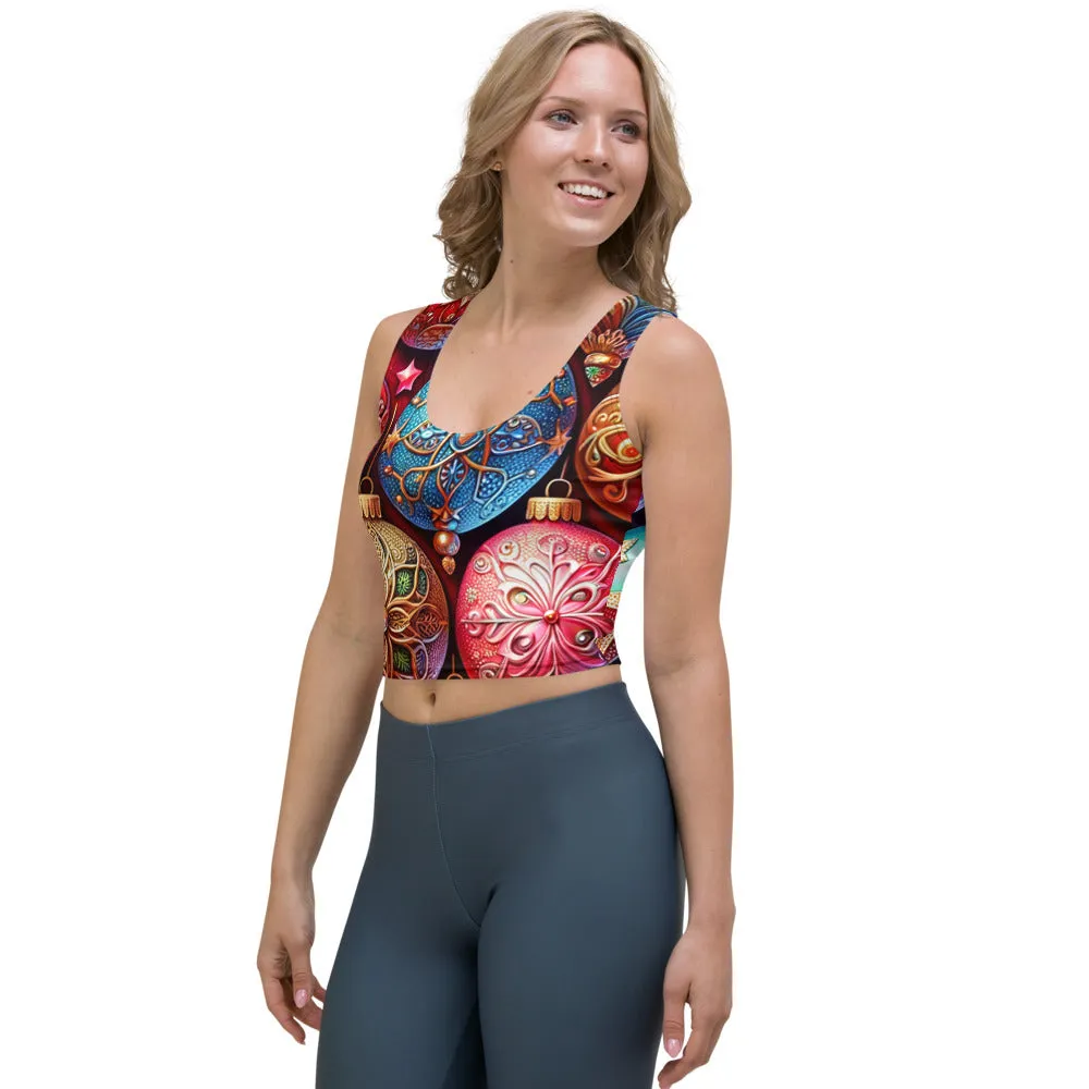 Whimsical Winter Wear Crop Top