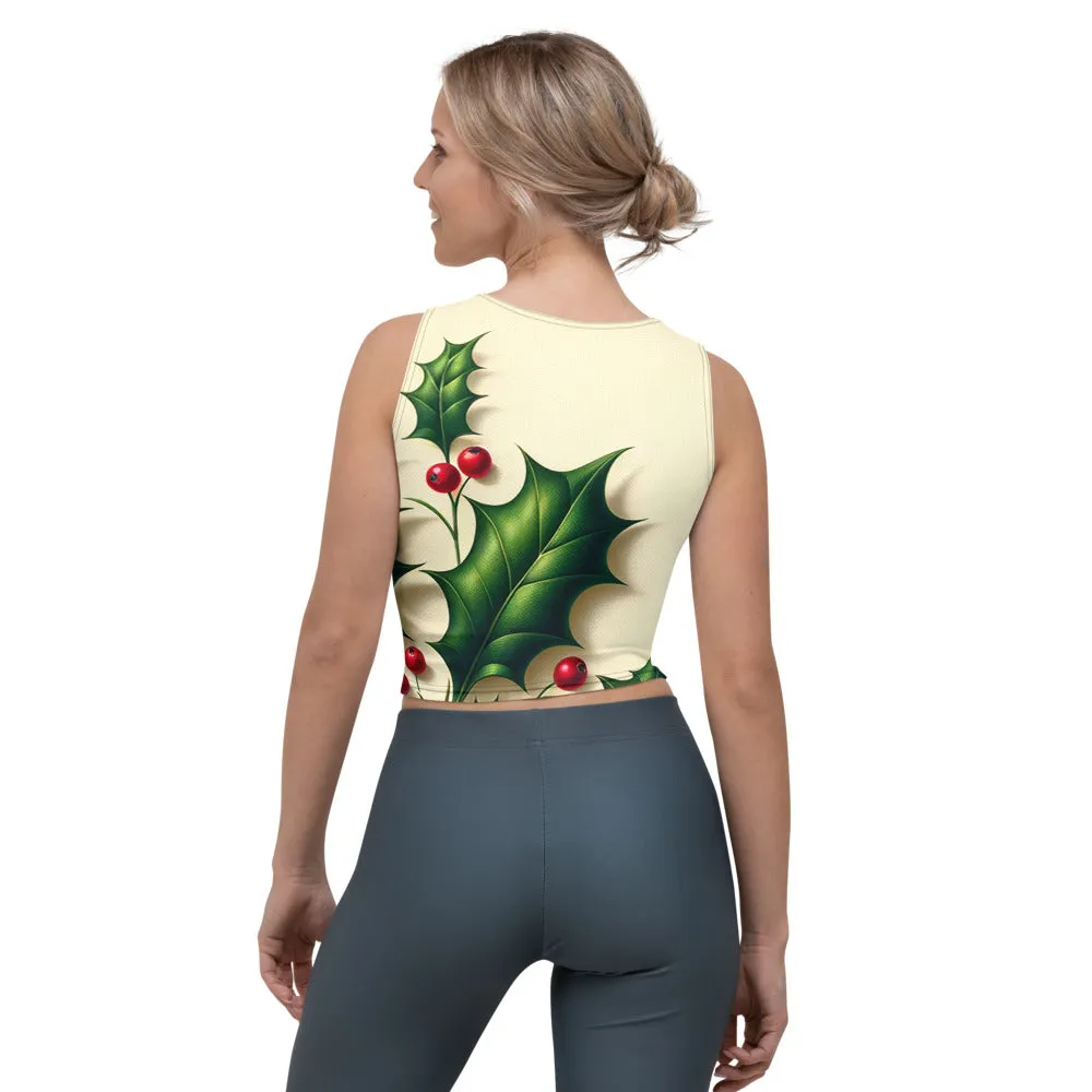 Whimsical Winter Wear Crop Top