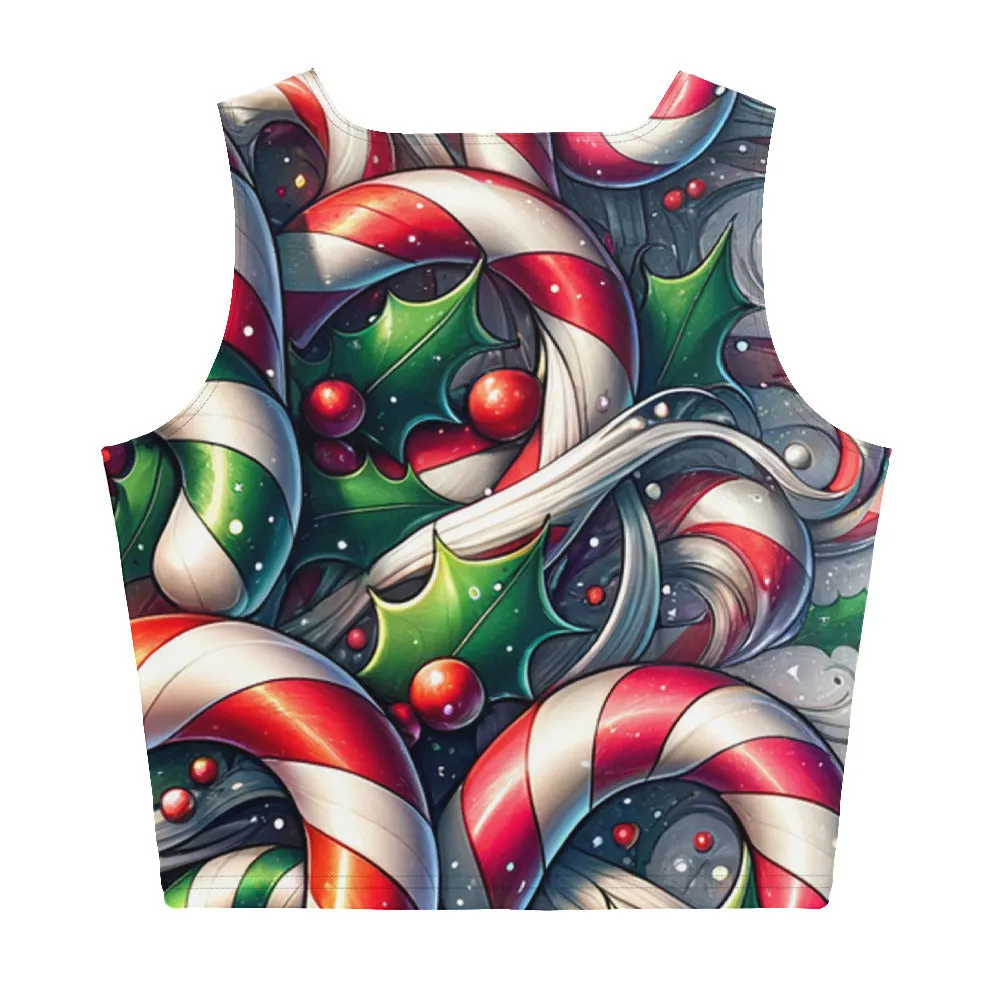 Whimsical Winter Wear Crop Top