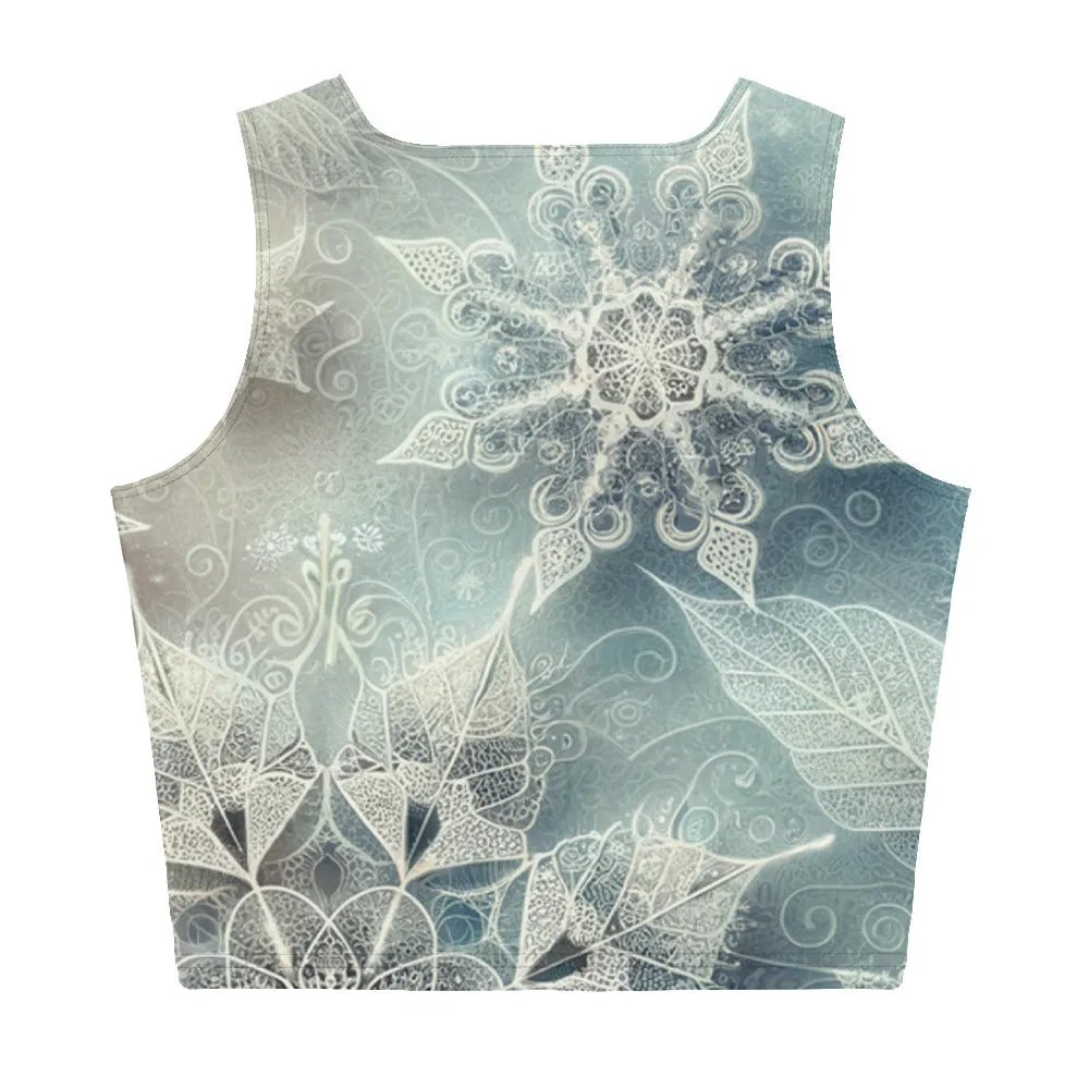 Whimsical Winter Wear Crop Top