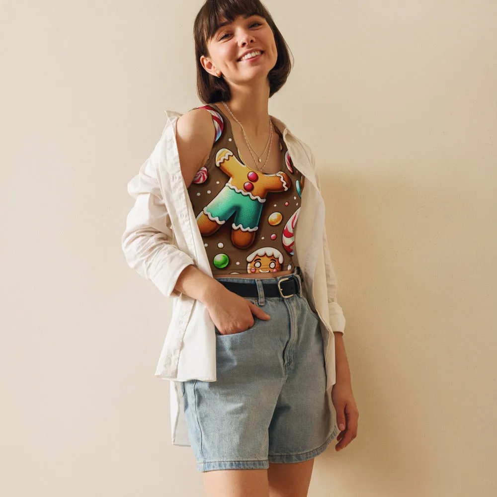 Whimsical Winter Wear Crop Top