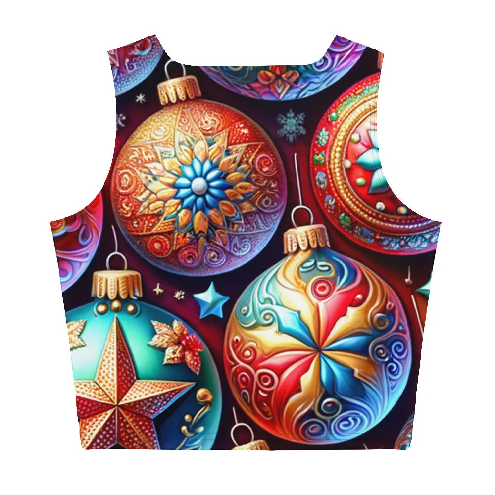 Whimsical Winter Wear Crop Top