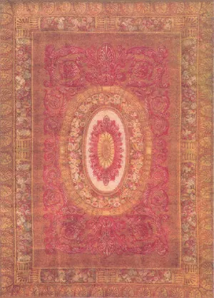 WN1140 - Savonnerie Rug, 6-1/4X8-3/4